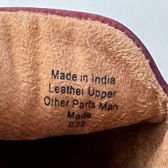 Softwalk Wolcott II Burgundy Distressed Comfort Leather Slip-on Mule SZ 8.5 W - Picture 10 of 13